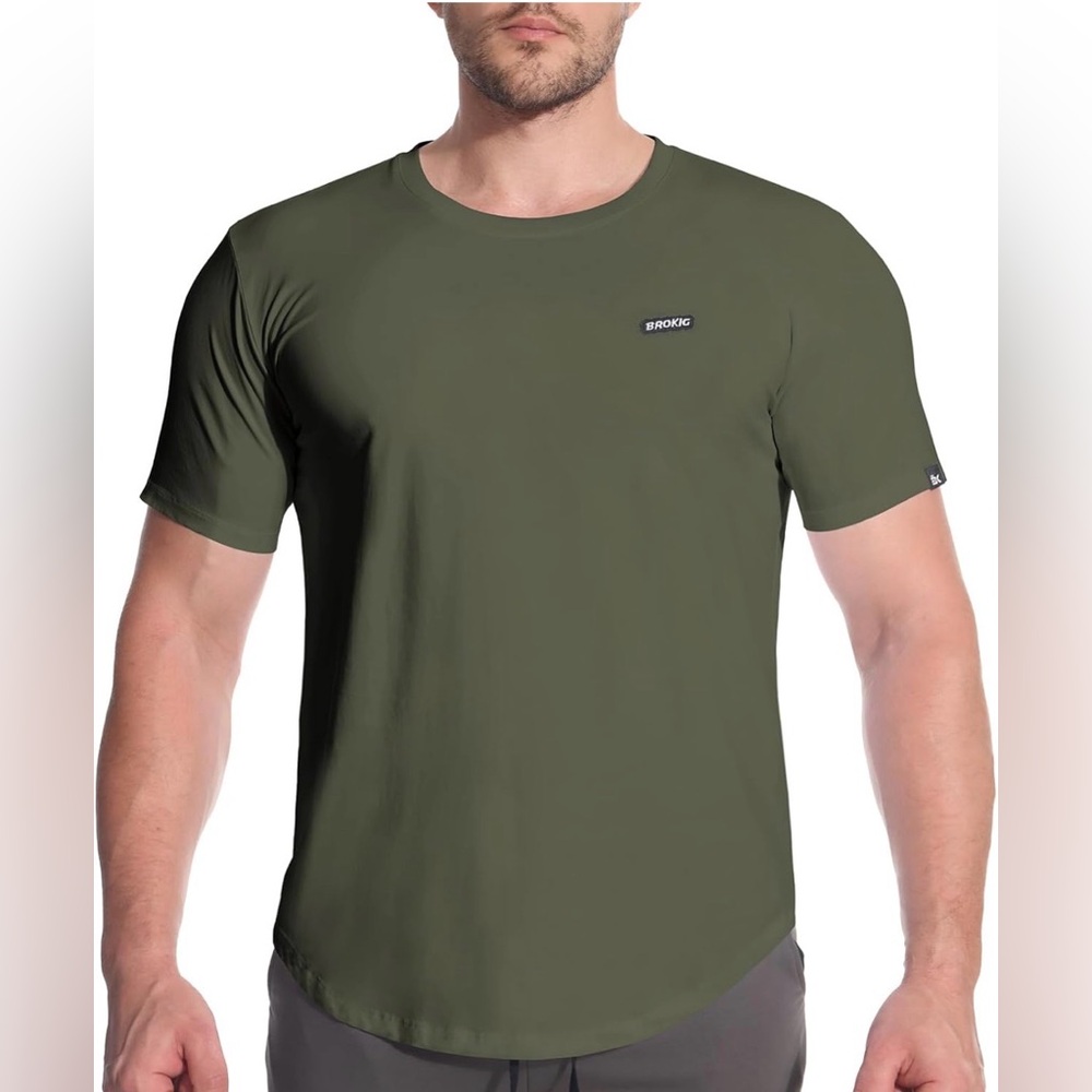 M15 NWT BROKIG Mens TDry Bold Gym Workout T-Shirt - Size: Small